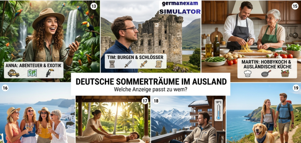 GOETHE B 1 – Lesen 12, Teil 3